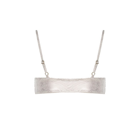 Silver Kingsnake Bikini - Top