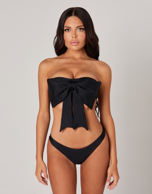 Candy Bow Top - Black